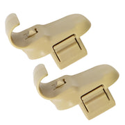 DURAFORCE For Mazda 3 Mazda 6 Mazda MPV 2X Sun Visor Clip Beige NEW LC6269261B30