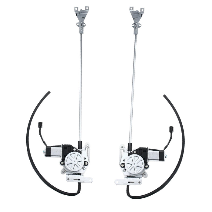 DURAFORCE 2x Front LH&RH Power Window Regulator w/Motor For Freightliner Columbia Coronado