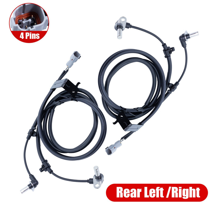 DURAFORCE 2 X Rear Left Right ABS Wheel Speed Sensor Transmission Speed Sensor for Isuzu D