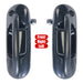 DURAFORCE 2Pcs for 97-01 Honda CR-V Black Exterior Front Right&Left Side Door Handles