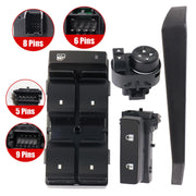 DURAFORCE For Chevrolet Silverado GMC 07-14 3Pcs Switch Control Window Door Lock Mirror