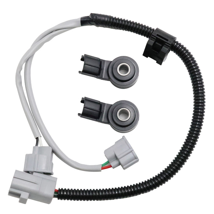 DURAFORCE 2Pcs For Toyota LEXUS RX400H 03-10 Engine Knock Sensor&Harness Wire 82219-48010