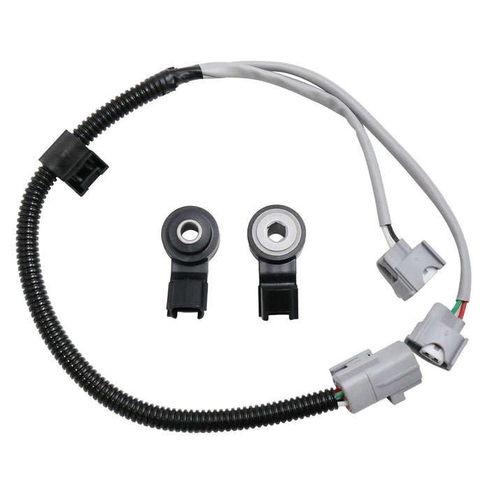DURAFORCE 2Pcs For Toyota LEXUS RX400H 03-10 Engine Knock Sensor&Harness Wire 82219-48010