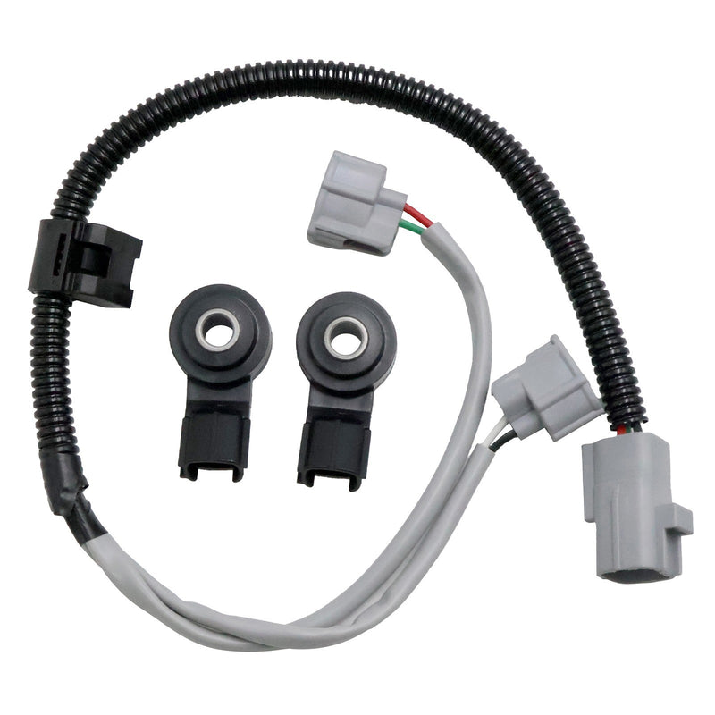 DURAFORCE 2Pcs For Toyota LEXUS RX400H 03-10 Engine Knock Sensor&Harness Wire 82219-48010