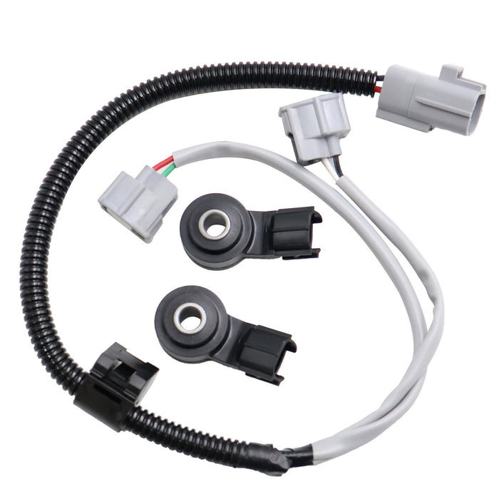 DURAFORCE 2Pcs For Toyota LEXUS RX400H 03-10 Engine Knock Sensor&Harness Wire 82219-48010