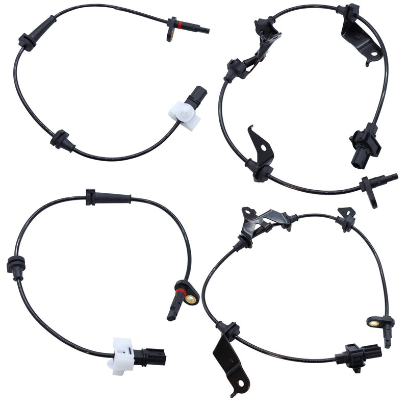 DURAFORCE 4PCS ABS Wheel Speed Sensor Front Rear Left Right Fit For HONDA ACCORD 2008-2012