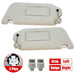 DURAFORCE 2 x Gray Sun Visors For 13-20 Nissan Pathfinder 96400-9PB0A 96401-9PB0A LH/RH