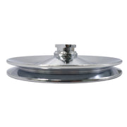 DURAFORCE Chevy Power Steering Pulley Saginaw Pump Keyway Style 1 Groove Chrome
