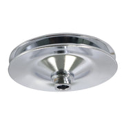 DURAFORCE Chevy Power Steering Pulley Saginaw Pump Keyway Style 1 Groove Chrome