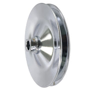 DURAFORCE Chevy Power Steering Pulley Saginaw Pump Keyway Style 1 Groove Chrome