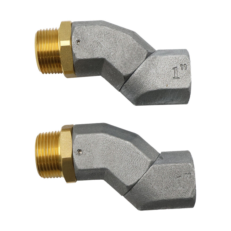 DURAFORCE For Fuel Swivel Fuel Transfer Hose 2Pcs 1" Fuel Hose 360° Rotating Connector New