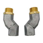 DURAFORCE For Fuel Swivel Fuel Transfer Hose 2Pcs 1" Fuel Hose 360° Rotating Connector New
