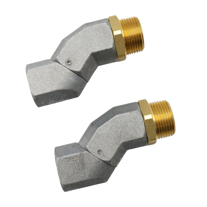 DURAFORCE For Fuel Swivel Fuel Transfer Hose 2Pcs 1" Fuel Hose 360° Rotating Connector New