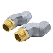 DURAFORCE For Fuel Swivel Fuel Transfer Hose 2Pcs 1" Fuel Hose 360° Rotating Connector New