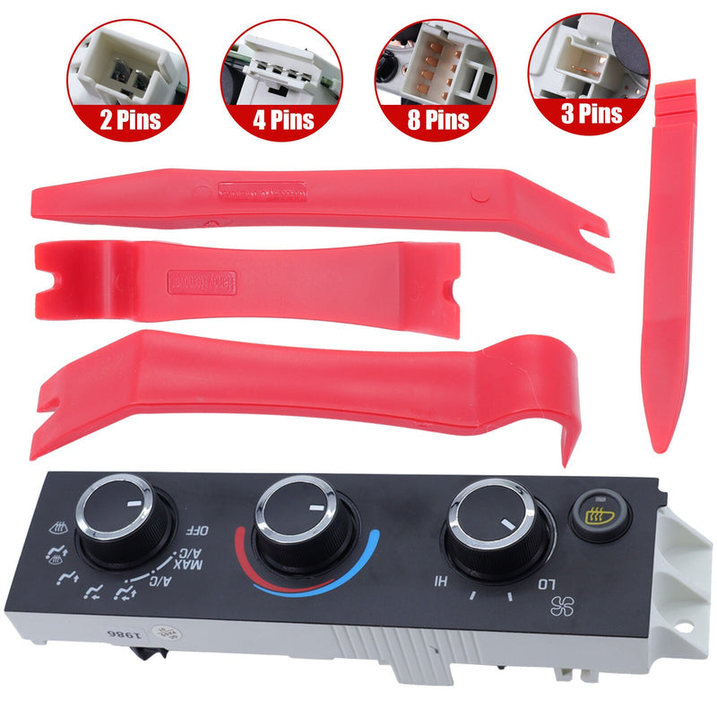 DURAFORCE 15773679 A/C Heater Climate Control Switch Unit For 08-23 Chevrolet Express GMC