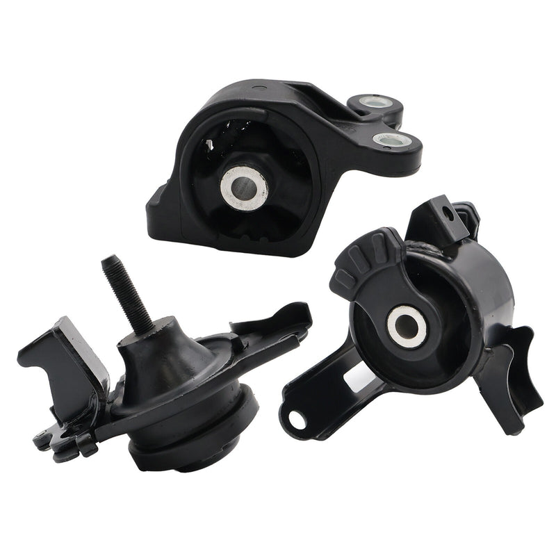 DURAFORCE Set of 3 Engine Motor & Transmission Mount kit for Honda 07-08 Fit 1.5L l4 Auto