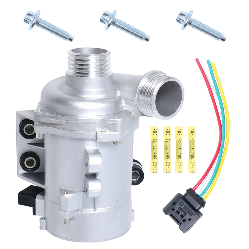 DURAFORCE Electric Engine Water Pump w/ Harness 3 Bolts For BMW X3 330xi 525xi 11517586925