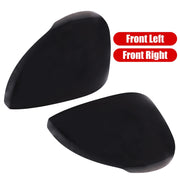 DURAFORCE Driver & Passenger Side 2 x Black Mirror Cap Set For HONDA CIVIC 2022-2023