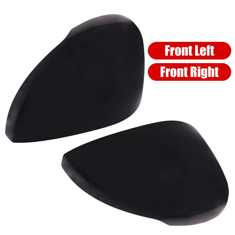 DURAFORCE Driver & Passenger Side 2 x Black Mirror Cap Set For HONDA CIVIC 2022-2023