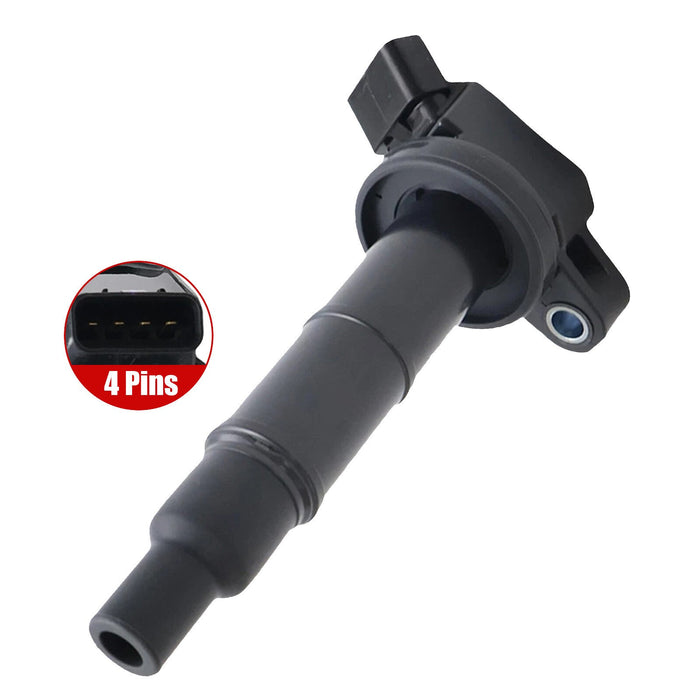 DURAFORCE 1x Ignition Coil For 2001-2012 Toyota Solara Scion tC Lexus HS250h 9091902243