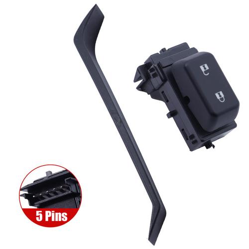 DURAFORCE LH Driver Door Power Lock Switch Button 25953266 For 2010-2014 Silverado Sierra