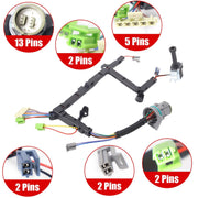 DURAFORCE For Chevrolet GMC 4L60E Internal Wire Harness with Anti-bleed Lock-up Solenoid