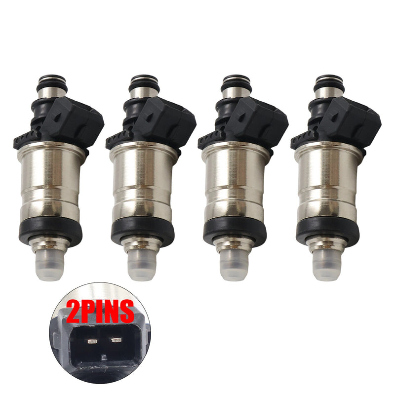DURAFORCE New Set of 4 Fuel Injection For 92-96 Honda Civic del Sol Acura TL 06164-P06-A01