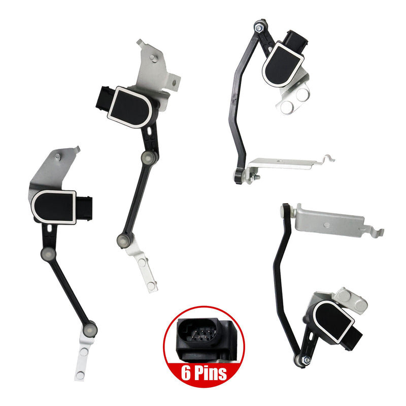 DURAFORCE New 4Pcs Front & Rear Ride Height Level Sensor 30782821 For Volvo S60 V70 XC70