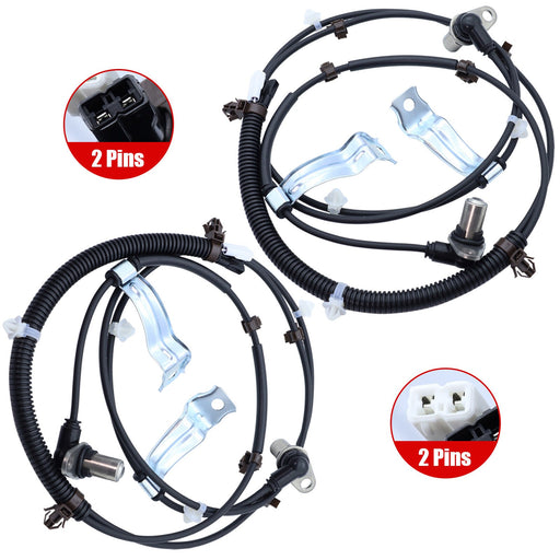 DURAFORCE 2x ABS Wheel Speed Sensors For Suzuki Grand Vitara 1999-2004 Rear Left & Right