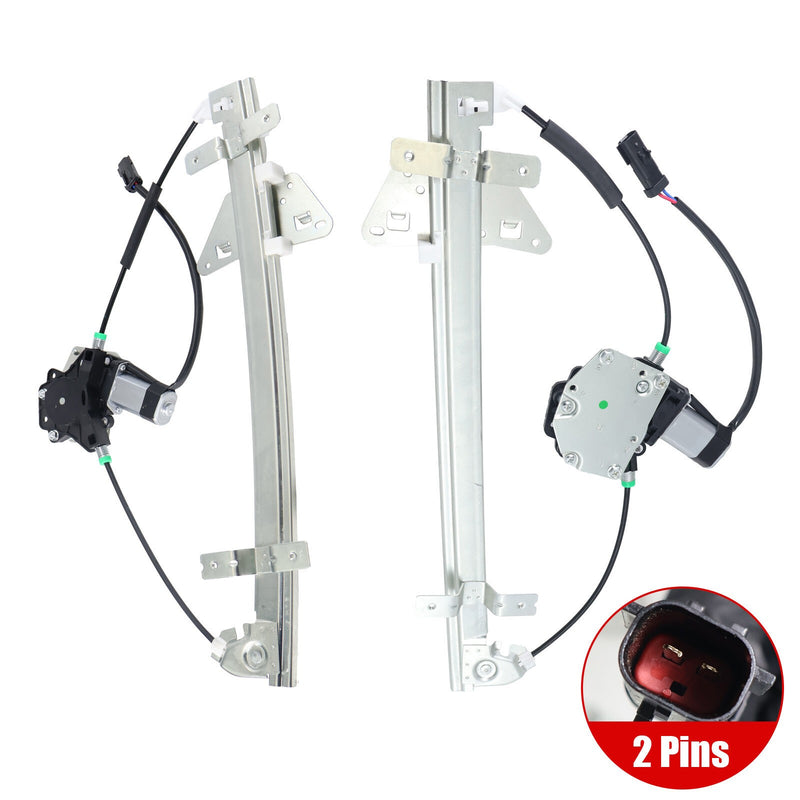 DURAFORCE For Dodge Durango Dakota 2 x New Rear Power Window Regulator 55256494 55256495