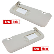 DURAFORCE 2x NEW For 2010-13 Mazda 3 Hatchback Left Driver & Right Passenger Sunvisor Gray