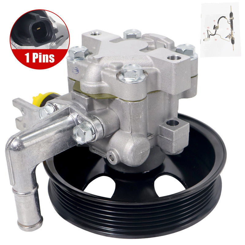 DURAFORCE 57100-2P200 New Power Steering Pump For Kia Sorento Hyundai Santa Fe 2010-2013