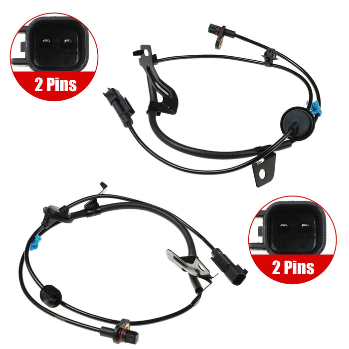 DURAFORCE 2x ABS Wheel Speed Sensors For Mitsubishi Lancer Outlander Sport Rear LH & RH