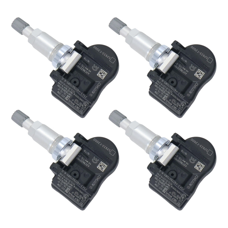 DURAFORCE 4X Tire Pressure Sensor TPMS 433MHZ 529332B000 For Hyundai Santa Fe Limited Kia