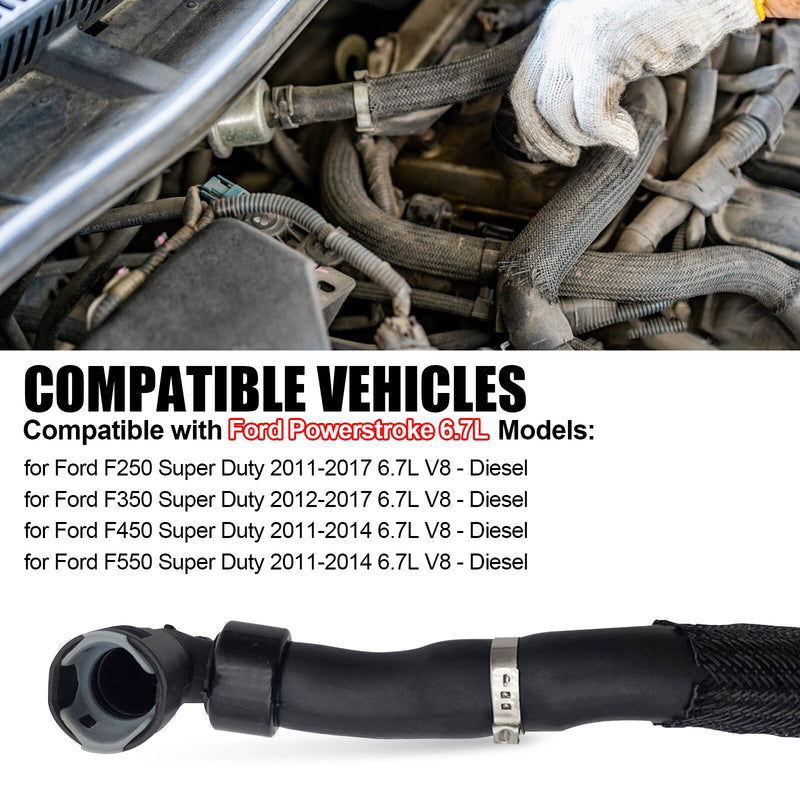 DURAFORCE HVAC Heater Hose Assembly For Ford F250 F350 11-14 Heater Water Hose BC3Z18472E