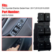 DURAFORCE Driver Side Power Window Switch 93570-F2000 for Hyundai Elantra Sedan 17-20