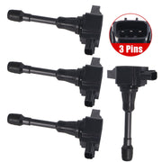 DURAFORCE New 4 x Ignition Coilv 22448JA00C For Infiniti FX37 Q70 M56 Nissan Altima 2.5L