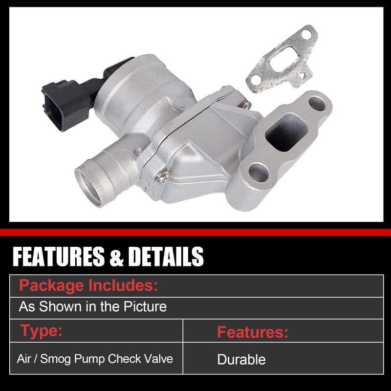 DURAFORCE Secondary Air Injection Check Valve For Chevy GMC Canyon Hummer 07-12 12619109