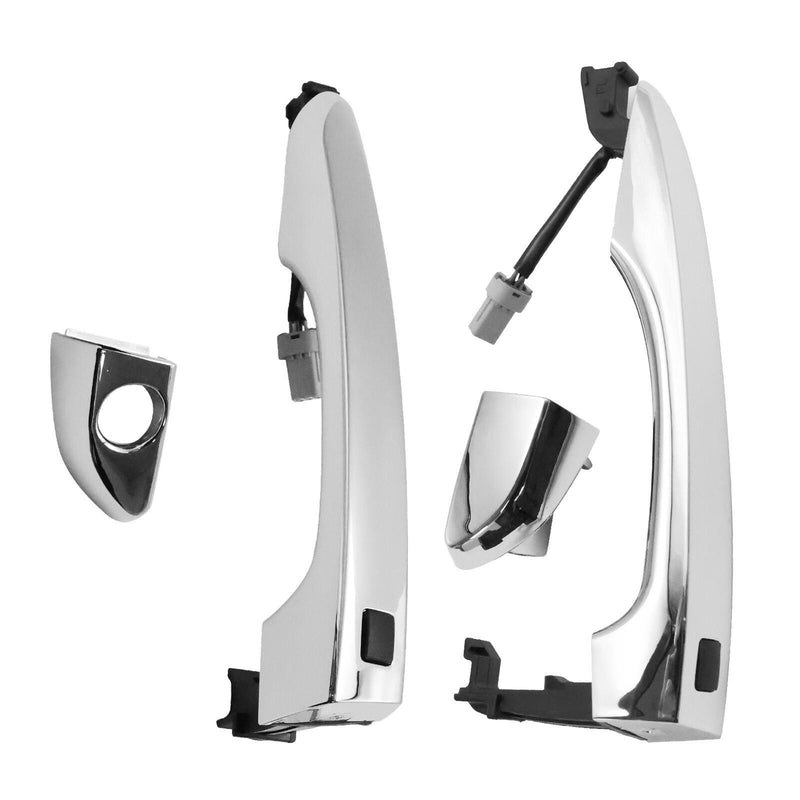 DURAFORCE New 2x Chrome Door Smart Key Handle Front Outside RH&LH For 16-21 Hyundai Tucson