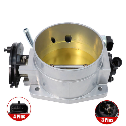 DURAFORCE 102MM Throttle Body For Chevy GM Gen III LS1 LS2 LS3 LS6 LS7 SX LS LSX 4 Bolt SL