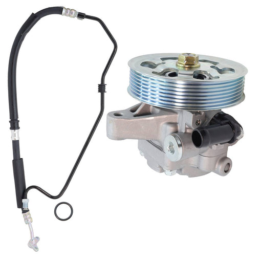 DURAFORCE New Power Steering Pump With Pulley for 2003-2007 Honda Accord L4 2.4L