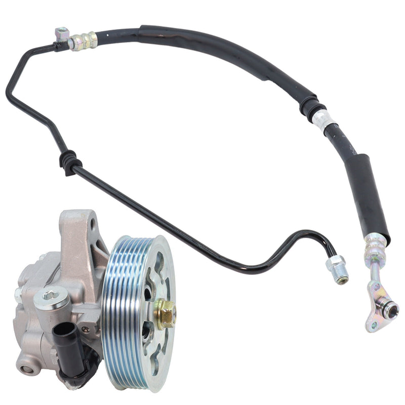 DURAFORCE New Power Steering Pump With Pulley for 2003-2007 Honda Accord L4 2.4L