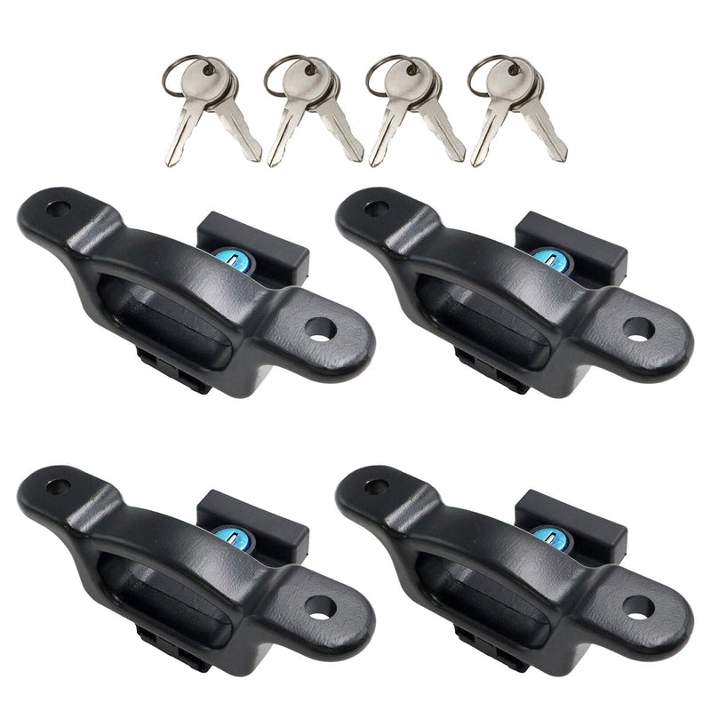 DURAFORCE FL3Z99000A64B For 2015-20 Ford F150 F250 Box Tie Down Truck Bed Cleats Locking