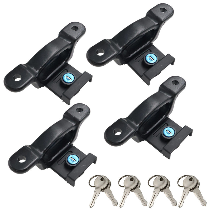DURAFORCE FL3Z99000A64B For 2015-20 Ford F150 F250 Box Tie Down Truck Bed Cleats Locking
