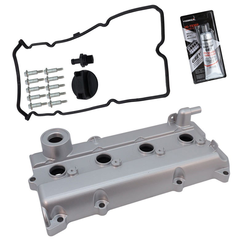 DURAFORCE Fit for 02-06 Nissan Sentra SE-R Altima 2.5L Valve Cover w/ Gasket + Bolts Kit
