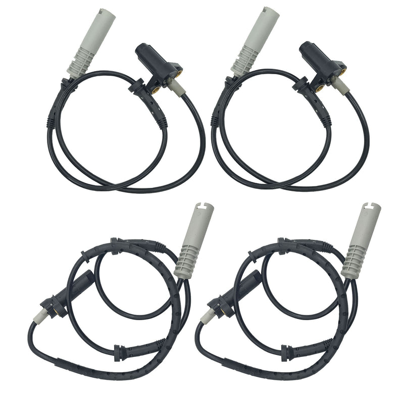 DURAFORCE For 97-99 BMW 528i 540i E39 528i 540i 4X Front & Rear ABS Wheel Speed Sensor