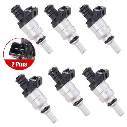 DURAFORCE 6Pcs Fuel Injectors For 01-05 BMW Z3 528i Z4 323i 323Ci 325Ci 2.8L 2.5L 1427240