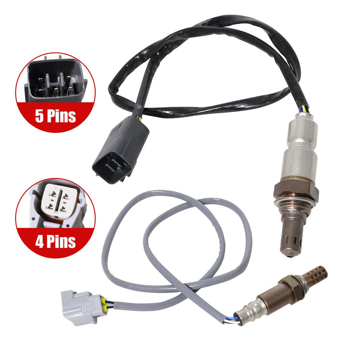 DURAFORCE 2PCS Up+Down Oxygen Sensor For 2014-2018 Mazda 3 & 2013-16 Mazda CX-5 2.0L 2.5L