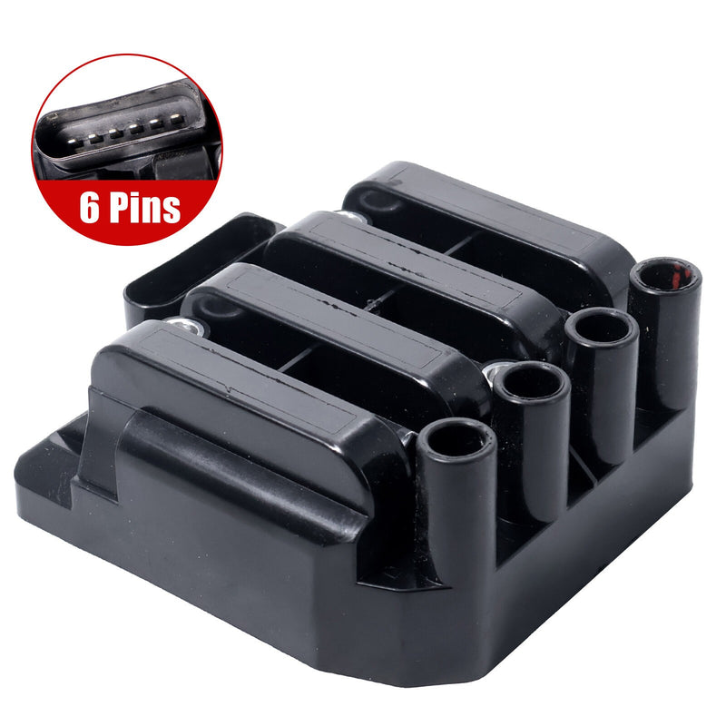 DURAFORCE Ignition Coil 06A905097 For VW Jetta Beetle Golf Clasico L4 1.6L 2.0L 98-15 New