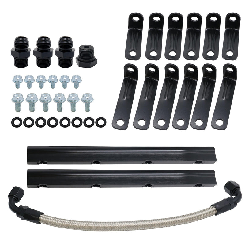 DURAFORCE New Fuel Rail Kit for GM LS LS1 LS2 LS3 LS6 Intake Manifold & Hardware